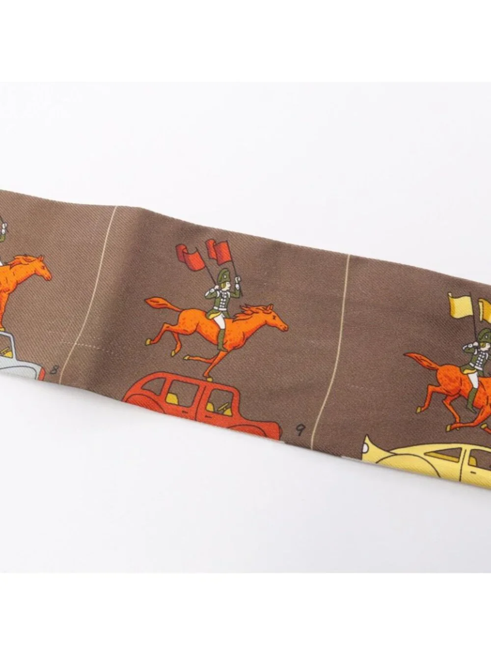 Hermes Scarf Twilly Parade Ribbon Silk